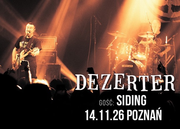 Bilety na  Dezerter + Siding 